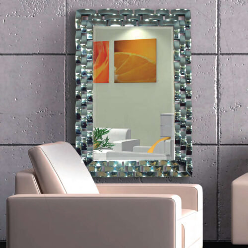 Espejo rectangular de cristal Zoe