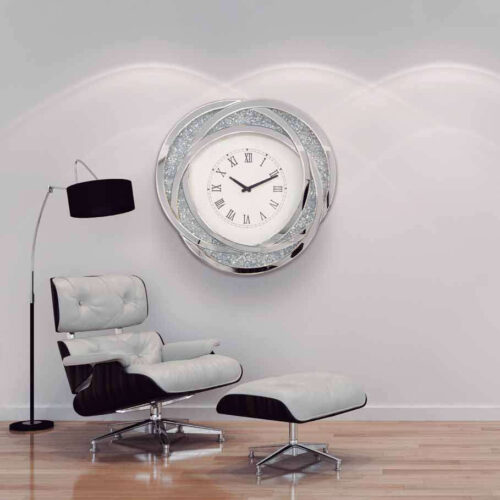 Reloj de cristal con aros